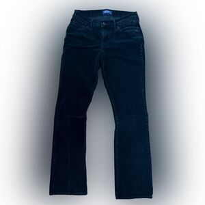 Old Navy Women's Green Mid-Rise Curvy Boot Cut Corduroy Pants